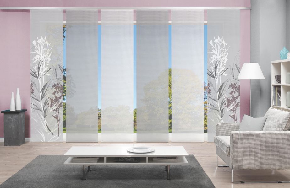 Vision S Schiebegardine "6ER SET SEMORA" Paneelwagen 6 Stk. tlg. HxB: 260x6 günstig online kaufen