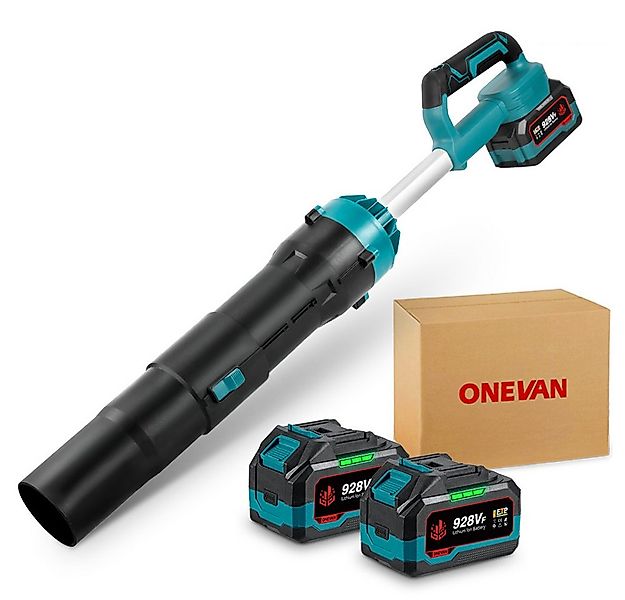 ONEVAN Akku-Gebläse Bürstenlos Turbogebläse 220 m/s Laubbläser Gebläse mit günstig online kaufen