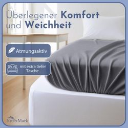 NatureMark Spannbettlaken Frottee Spannbettlaken, 80% Baumwolle günstig online kaufen