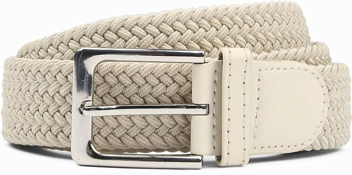 Geflochtener Gürtel Beige - Größe 85 günstig online kaufen