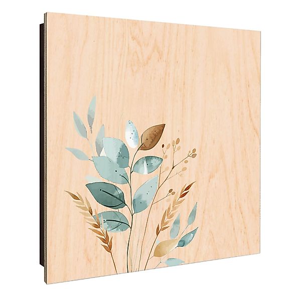Banjado Schlüsselkasten Holz 30x30cm Schwarz Scharnier Rechts 50 Haken Desi günstig online kaufen