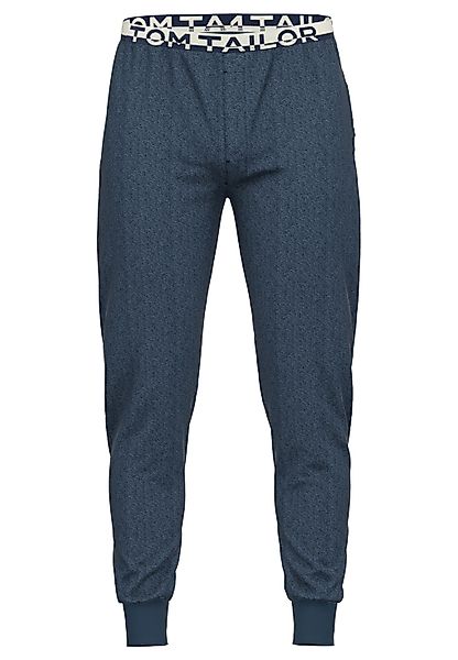 TOM TAILOR Pyjamahose "Brügge" Logobund, schmaler Fit, Seitentaschen, atmun günstig online kaufen