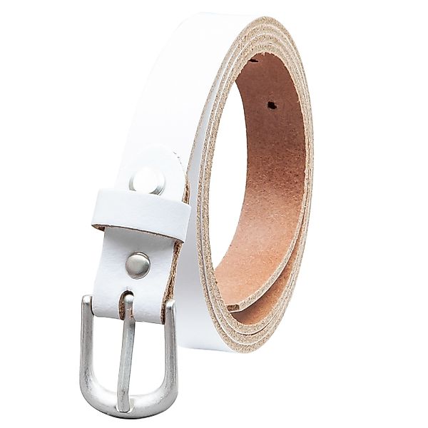 COLOGNEBELT Ledergürtel OM16-SL-Weiss MADE IN GERMANY, günstig online kaufen