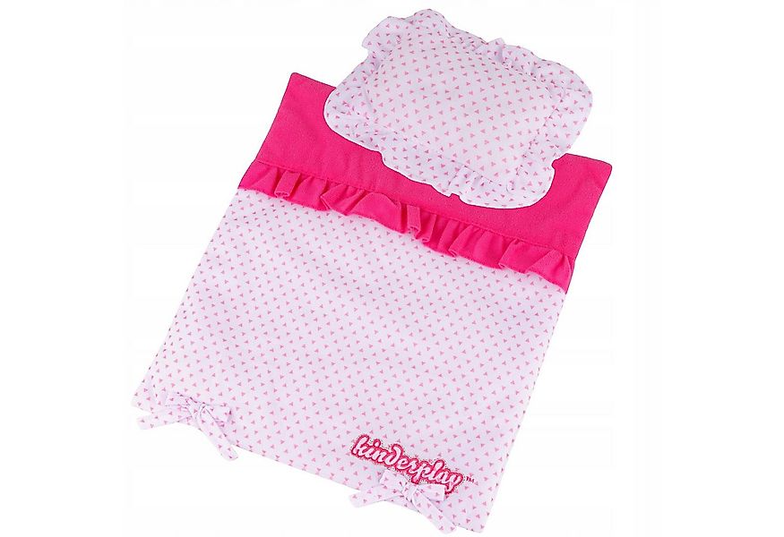 kinderplay Puppenbett Puppenbettwäsche Set – Kissen & Decke – Für Puppen 20 günstig online kaufen