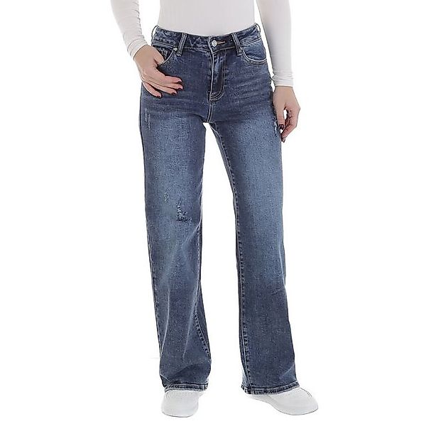 Ital-Design Weite Jeans Damen Freizeit (88836921) Destroyed-Look Stretch Hi günstig online kaufen