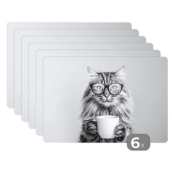 MuchoWow Platzset Katze - Brille - günstig online kaufen
