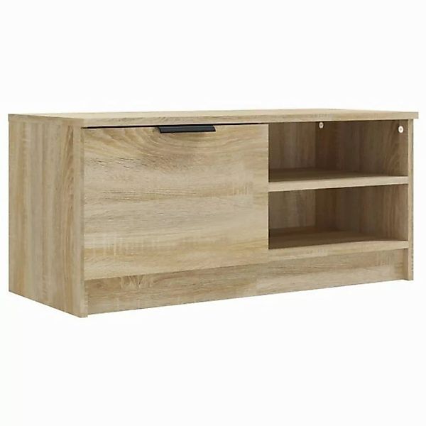 furnicato TV-Schrank Sonoma-Eiche 80x35x36,5 cm Holzwerkstoff (1-St) günstig online kaufen