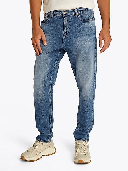 Tommy Jeans Gerade Jeans Isaac Relaxed Tapered Mit Gürtelschlaufen günstig online kaufen