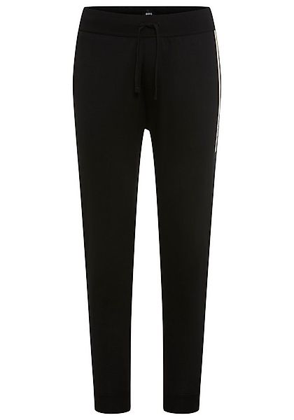 BOSS Jogginghose Authentic aus Baumwoll-Terry mit Streifen und Logo günstig online kaufen