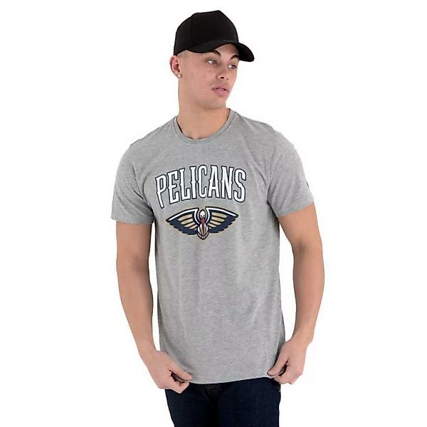 New Era Team Logo New Orleans Pelicans Kurzärmeliges T-shirt L Grey günstig online kaufen