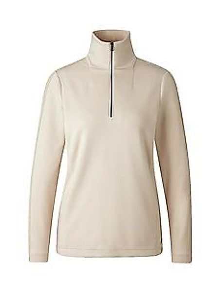 Sweatshirt hoch schließbarem Troyerkragen Bogner beige günstig online kaufen