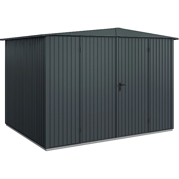 Hörmann Gerätehaus Trend mit Satteldach Typ 3 RAL7016 Anthrazitgrau Doppelt günstig online kaufen