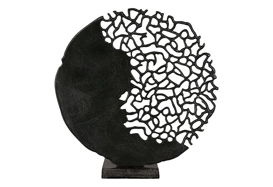 GILDE Skulptur OSAKA Skulptur - schwarz - Aluminium - H. 44cm x B. 41cm - F günstig online kaufen