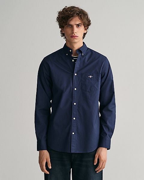Gant Langarmhemd Regular Fit Popeline Hemd günstig online kaufen