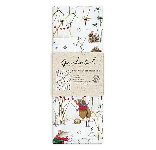 Grätz Verlag Geschirrtuch Geschirrtuch mit Motiv, 100% Baumwolle, (1 Tuch, günstig online kaufen