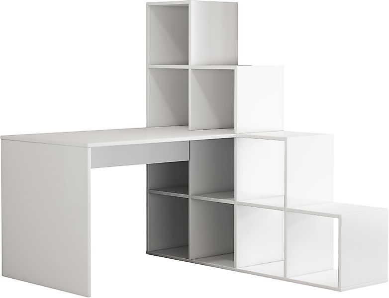 OTTO home Regal-Schreibtisch »Ciela« Set, flexible Aufstellmöglichkeiten, w günstig online kaufen