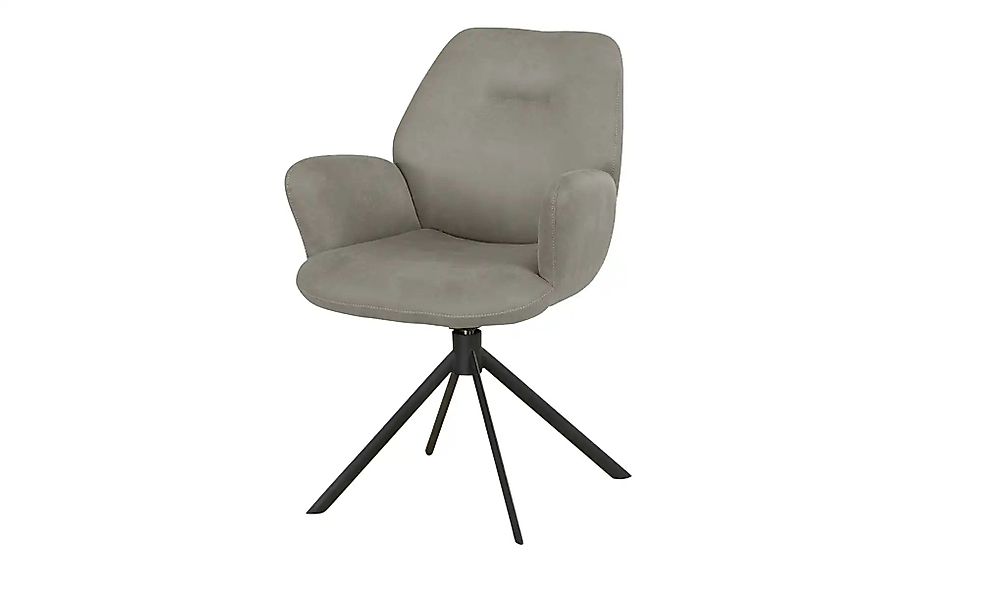 uno Armlehnstuhl  Lisa ¦ grau ¦ Maße (cm): B: 62,5 H: 88,5 T: 63.0 Stühle > günstig online kaufen
