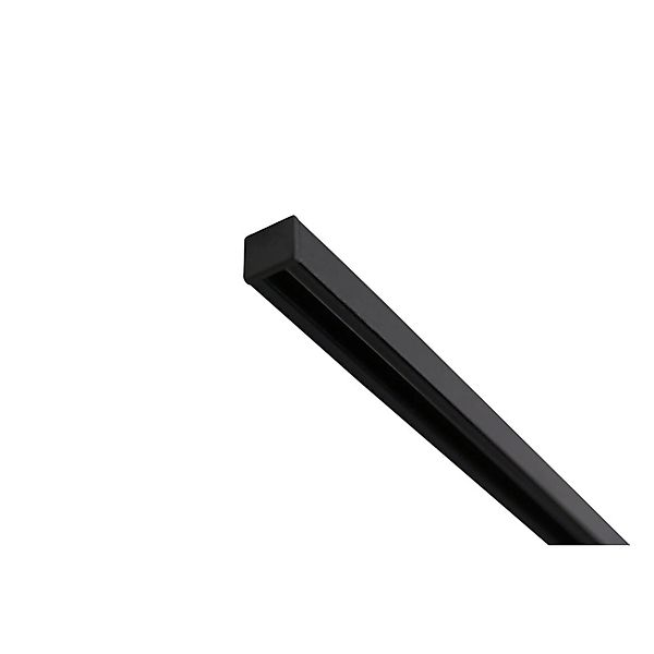 Deco-Raum Gardinenschiene nach Maß 1-Lauf Square Schwarz 440cm günstig online kaufen