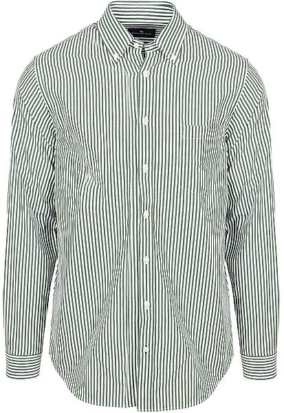 Steppin' Out Hemd Big Stripe Grün - Größe M günstig online kaufen