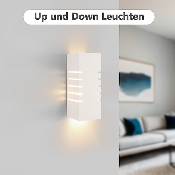 ZMH Wandleuchte Innen Wandlampe Up Down günstig online kaufen