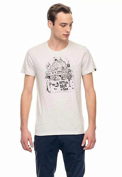 Ragwear T-Shirt Ragwear Herren T-Shirt KEETON 2042-15002 Weiss 7000 White günstig online kaufen
