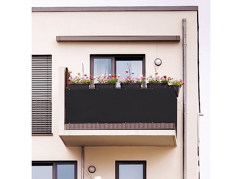 Sekey Balkonsichtschutz Polyester Balkonbespannungen Sichtschutz Garten Zau günstig online kaufen