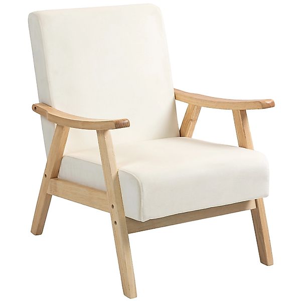 HOMCOM Sessel Wohnzimmer Nordisch Relaxsessel mit Armlehne für Schlafzimmer günstig online kaufen