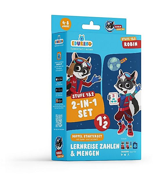 Edurino Lernspielzeug Bundle - Starterset Robin 1 & 2 Zahlen & Mengen, Erst günstig online kaufen