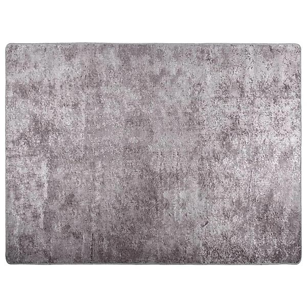 vidaXL Teppich Waschbar Grau 400x300 Cm Rutschfest 1927200 günstig online kaufen