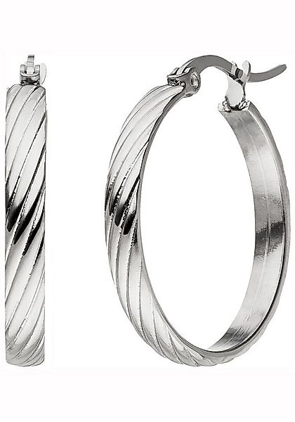 JOBO Paar Creolen, aus Edelstahl 26 mm günstig online kaufen