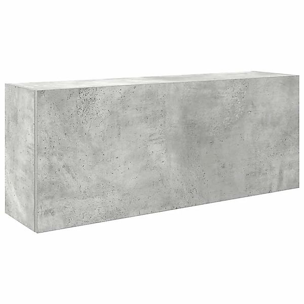 vidaXL Bad-Wandschrank Betongrau 100x25x40 cm Holzwerkstoff 860106 günstig online kaufen