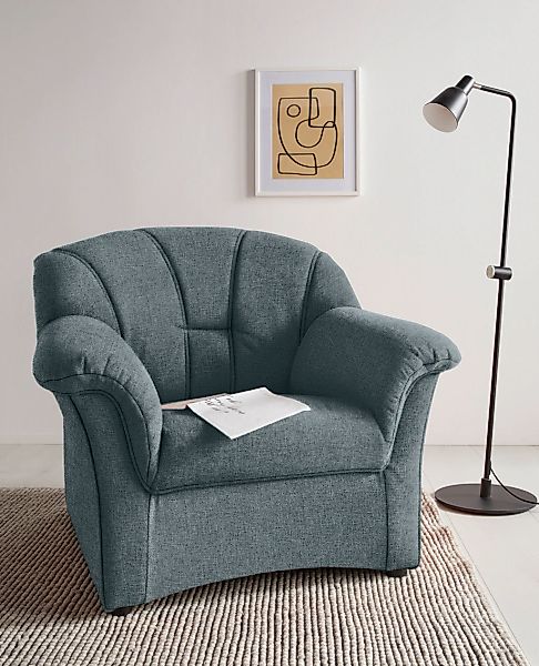 DOMO collection Sessel "Papenburg zeitlose Rückensteppung, elegante Armlehn günstig online kaufen