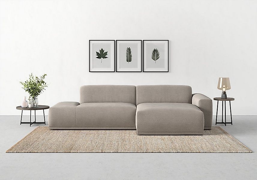 TRENDMANUFAKTUR Ecksofa Braga, mit hochwertigem Kaltschaum, L-Form, in Cord günstig online kaufen