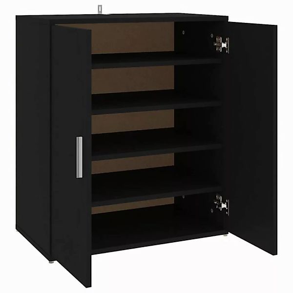 furnicato Schuhschrank Schwarz 60x35x70 cm Holzwerkstoff (1-St) günstig online kaufen