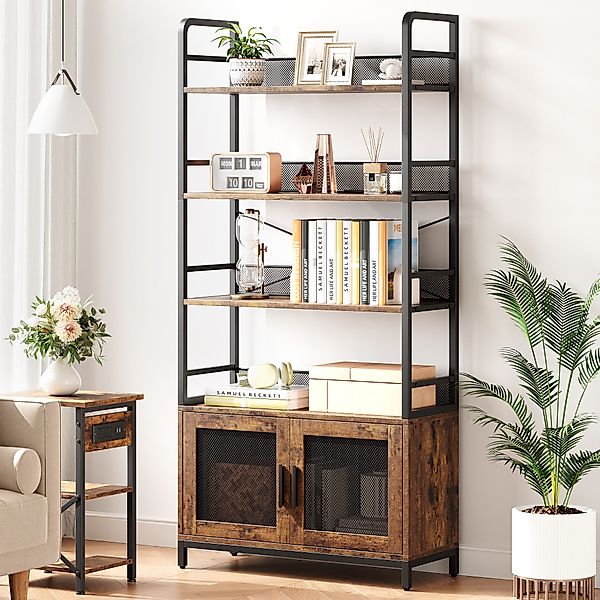 GarveeMore Bücherregal mit Lagerung,4 Schichten offenes günstig online kaufen