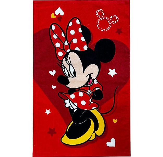 tex idea Handtuch Minnie Mouse Handtuch Gesichtstuch 30 x 50 cm Minni Maus günstig online kaufen