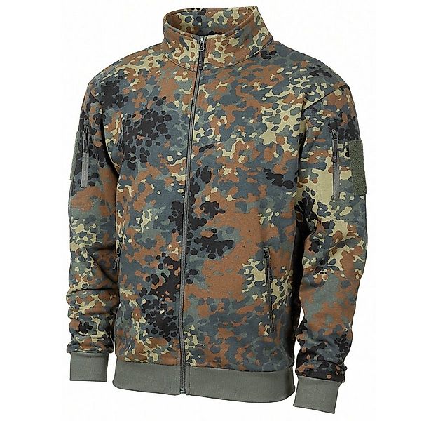 MFH Sweatjacke Sweatjacke, Tactical, flecktarn - XXXL Kopfhörerausgang günstig online kaufen