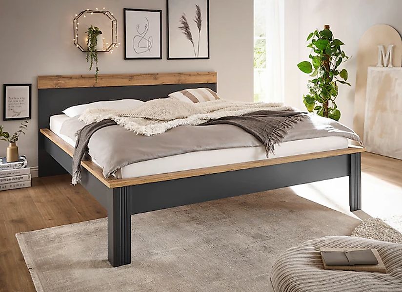 Home affaire Einzelbett »WESTMINSTER Bett im Landhausstil, Doppelbett, Bett günstig online kaufen