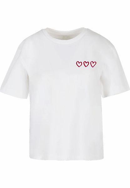 Miss Tee T-Shirt "Miss Tee Damen Three In A Row Tee" 1 Stk. günstig online kaufen