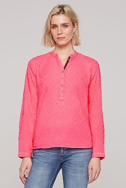 SOCCX Klassische Bluse SOCCX Strukturierte Bluse günstig online kaufen