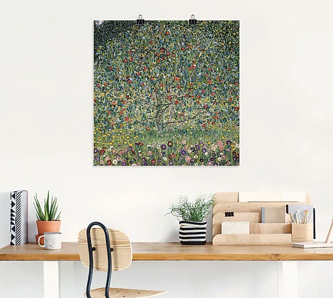 Artland Wandbild "Apfelbaum I. 1912" Bäume 1 Stk. tlg. als Alubild, Outdoor günstig online kaufen