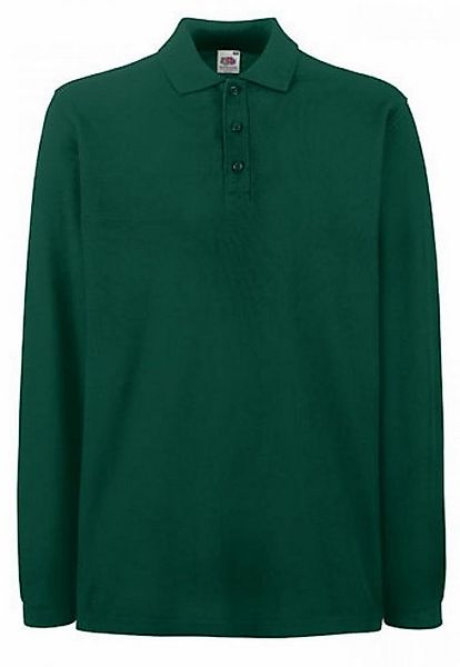 Fruit of the Loom Langarm-Poloshirt Herren Premium Long Sleeve Poloshirt günstig online kaufen