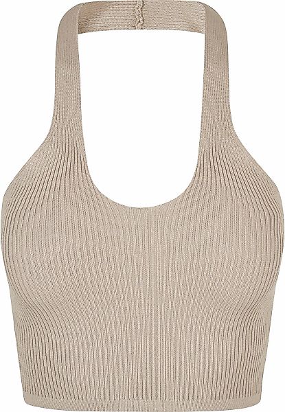 URBAN CLASSICS Tanktop "Urban Classics Damen Ladies Rib Knit Crossed Neckho günstig online kaufen