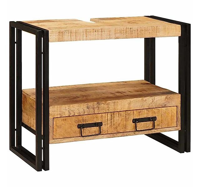vidaXL Badezimmerspiegelschrank Waschtischunterschrank Braun 71 x 33 x 58 c günstig online kaufen
