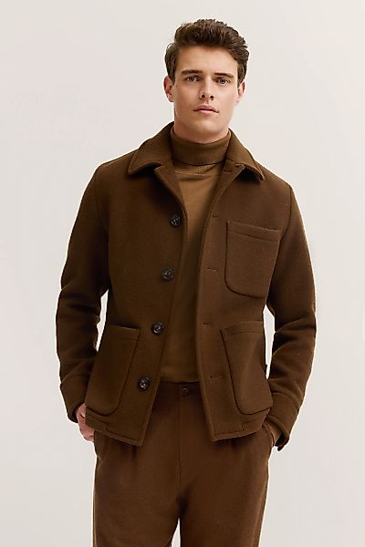 bugatti Hemdjacke "Regular Fit", mit Umlegekragen & Knopfleiste günstig online kaufen