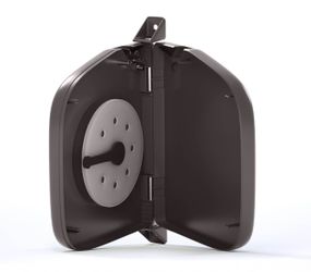 BAUHELD Aufputz-Gurtwickler Aufklappbar, Gurtbreite 14,00 mm, günstig online kaufen