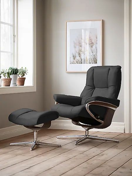 Stressless Fußhocker "Mayfair", mit Cross Base, Größe S, M & L, Holzakzent günstig online kaufen