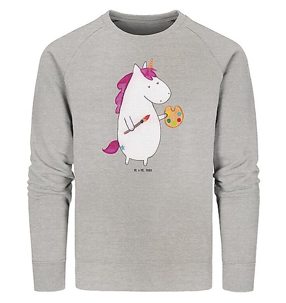 Mr. & Mrs. Panda Longpullover Einhorn Künstler Größe M - Heather Grey - Ges günstig online kaufen