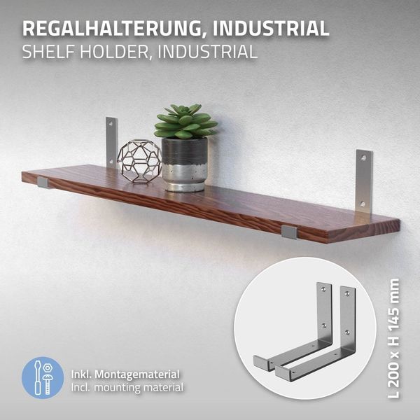 ML-DESIGN Wandregalhalter Regalhalterung L-Form aus Metall, günstig online kaufen