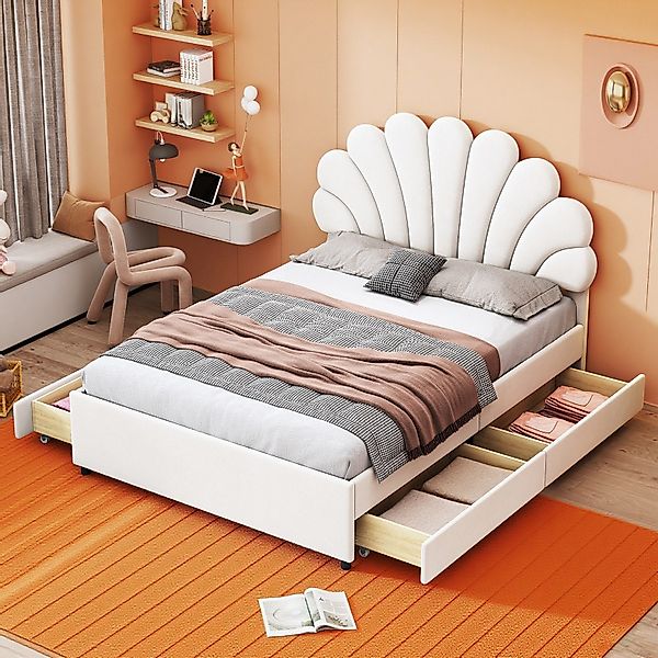 MODFU Polsterbett Funktionsbett (mit Lattenrost & günstig online kaufen